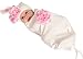 Cozy Cocoon Nursery Blanket, Flowers/Tassels, Small