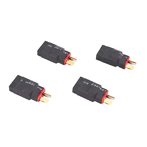 BDHI 4pcs Male Deans to Female TRX Traxxas Adapter Connector Revo Brushless LiPO(BDHI-16)