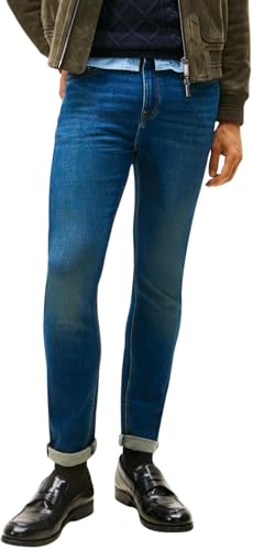 Tommy Hilfiger Men's Bleecker Mckinley Blue Slim Fit Jeans, Blue (Mc Kinley Blue), 36W/31L