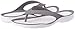 Crocs Women's Swiftwater Flip Flops | Sandals, Smoke/White, 8