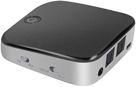 Bluetooth 4.1 Transmitter and Receiver,INorton 2 in 1 Wireless Stereo Audio Adapter with Optical Toslink / SPDIF &amp; Aux 3.5mm Support aptx APT-X for TV,Home Stereo System