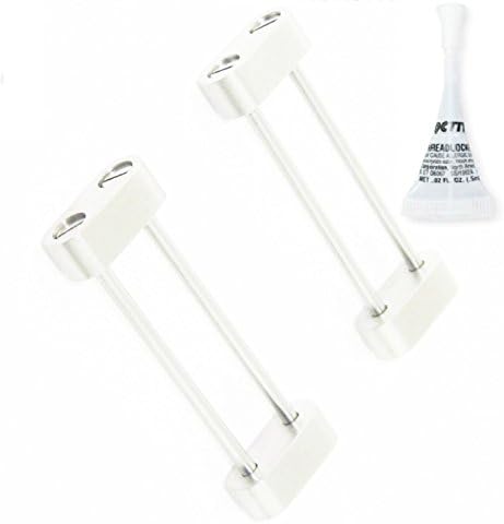 Suissetek MC Horoparts Replacement SILVER Adapter Lug SET for Suunto® Core Band & LOCTITE 242