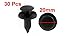 uxcell 9mm x 8mm Plastic Rivet Fastener Fender Car Bumper Push Clip 30pcs
