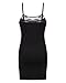 ZANZEA Women's Sexy Lingerie Lace Teddy Chemises Full Slips Sleepwear Mini Babydoll Nightgown G-String Black 10