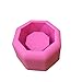 DIY Flower Pot Silicone Mold Succulent Plants Concrete Planter Vase Molds Candle Holders Mold Color Random
