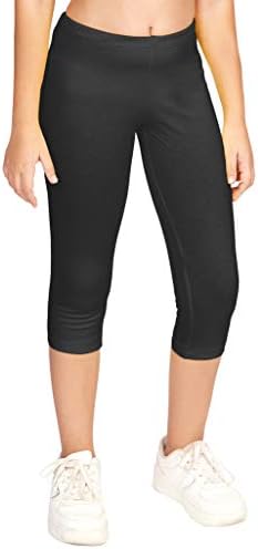 CAOMP Girl's Capri Crop Leggings 