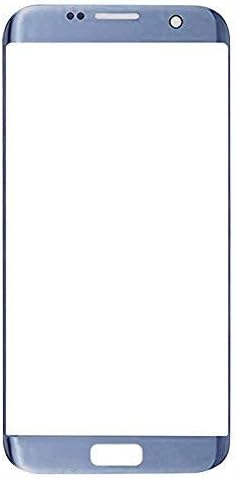 UU FIX LCD Display Glass Compatible Samsung Galaxy S7 Edge (Blue) Touch Screen Digitizer Front Glass Cover Replacement Part with Tool Kit(No Digitizer No Touch Screen)