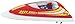 AquaCraft Models Reef Racer 2 Ready-to-Run Radio Controlled Electric-Powered Self-Righting Mini-Vee Racing Boat with Radio, Batteries and Charger