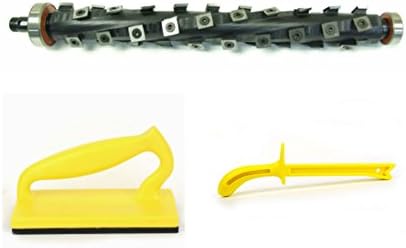 Byrd SHELIX Cutterhead for Dewalt DW735 Planer + BONUS Push Block & Push Stick