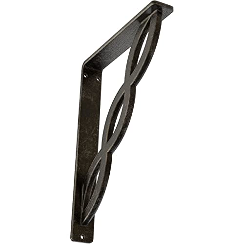 Ekena Millwork BKTM01X07X10SLOAWS Metal Bracket, 1 1/2" W x 7 1/2" D x 10" H, A…