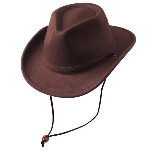 1 Pc Cowboy Hat: Brown 17a