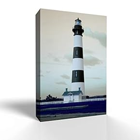 Canvas Wall Art Lighthouse Pictures Home Wall Decorations for Bedroom Living Room Paintings Canvas Prints Framed - 12x18 inches