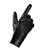 Womens Classic Touchscreen Texting Leather Gloves, Fleece Lining Warm Winter Gloves for Women