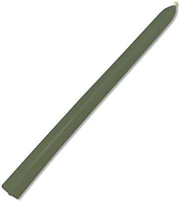 Set of Two Beeswax Taper Candles - Dark Green