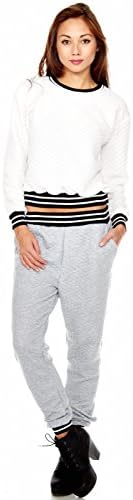 Milkway Quilted Banded Top (m, white)