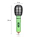 18 Pieces Inflatable Microphones Toys Set Plastic Colorful Microphone Toys for Kids Stage Christmas Birthday Party Favor Gift Supplies