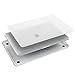 Kuzy MacBook Pro 15 Case - Hard Shell for 15 inch MacBook Pro with Touch Bar, White