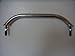 Amarine-made Polished Stainless Heavy Duty Oval Boat Marine Grab Handle Hand Rail with Flange & Stud - 12