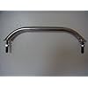 Amarine-made-Polished-Stainless-Heavy-Duty-Oval-Boat-Marine-Grab-Handle-Hand-Rail-with-Flange-Stud-12-Long