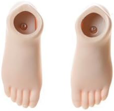 New 50 cm obitsu body 501 feet (vinyl) for left and right set whity