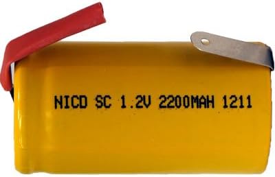1000 Pcs Sub-C 2200 Mah Nicd Rechargeable Batteries With Tabs
