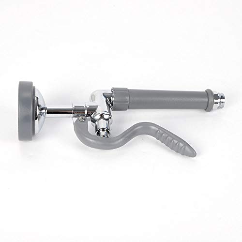 Spray Valve Tap, Multifunction Commercial Sink Kitchen Pre-Rinse Spray Valve Tap Spray Head Water Saver Grey (USA Stock)