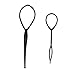 2pcs Topsy Tail Hair Styling Tool Kits,Hair Braid Hair Accessories Ponytail Maker Pony Tail Tool