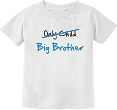 Only Child to Big Brother Shirt Baby Announcement Sibling Boys Kids Shirts