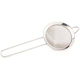 Professional Stainless Steel Mesh Cone Strainer by Viski – Strain Cocktails or Tea (9.25 in.)