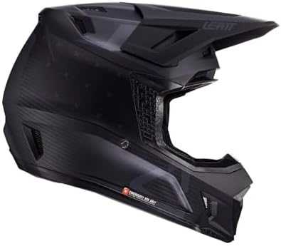 Helm MIT Brille LEATT KIT Moto 7.5 V26 RED (55-56 cm) S