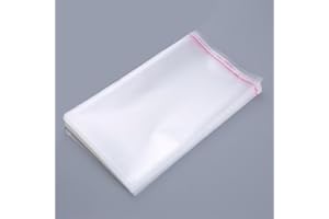 200pcs 4''×6'' Self Adhesive Cellophane Bags | Resealable Cello Bags, Poly Bags For Bakery, Candle, Soap, Cookie, Candy, Part