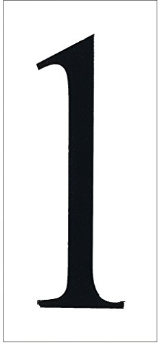Sea Gull Lighting 90611-68 Address Number Tile, White Plastic