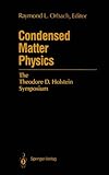 Condensed Matter Physics, , 0387965289