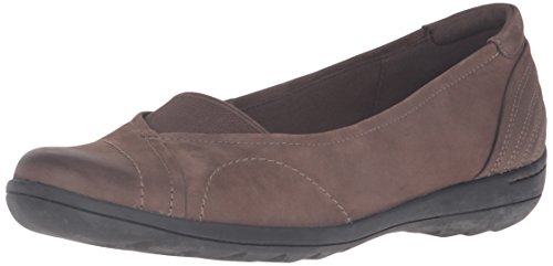 Rockport Cobb Hill Women's Lizzie Ballet Flat,  Stone, 7.5 M US