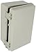 BUD Industries NBF-32016 Plastic ABS NEMA Economy Box - Electrical Box for Indoor Uses - Industrial Box in Light Grey Finish with Solid Door Construction. Conduit and Fittings primary