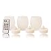 Frostfire Mooncandles Frosted Glass Color Changing Candles with Remote Control, Set of 3
