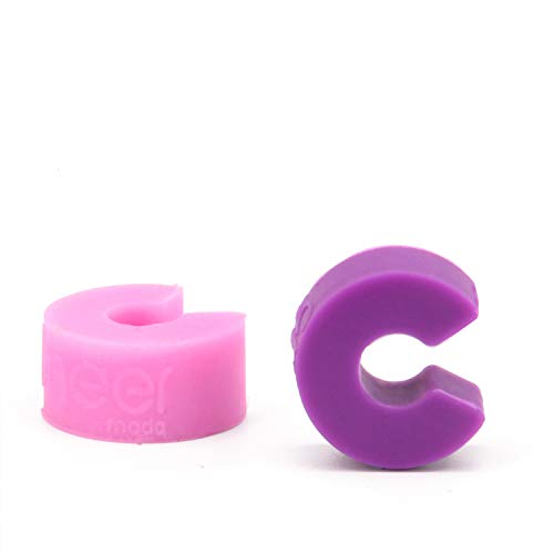 Cheer Multicolor Wine Glass Charms Set of 12 Drink Markers for Cocktails, Martinis, Champagne Flute Make Your Drink Unique & Reusable Glass Identifiers 7717-W501-12
