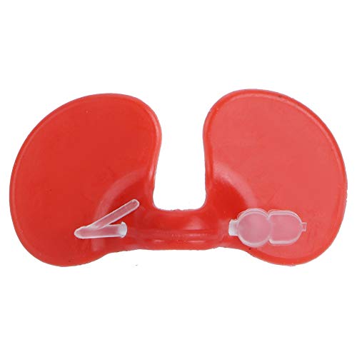Hühnerbrillen, 500 Stück Wiederverwendbare Hühnerbrillen Brille Anti-Pecking Brille Werkzeug Fasan Geflügel Blinder Brille für Geflügel Notwendig (2x0,9 Zoll)