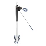 Water Bottle Cleaning Brush set. Perfect for Sport Water Bottles, Coffee Travel Mugs, Bottles for kids, baby bottles, and Glass Water Bottles. Set includes Straw, Lid, and Long Brush.