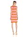 Anne Klein Women's Stripe Shift Knit Jacquard Dress