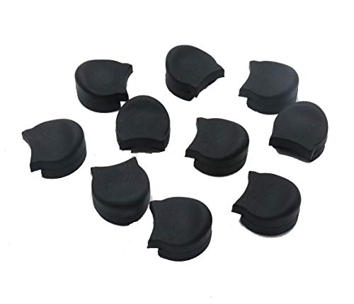 Timiy 10Pcs Rubber Clarinet Thumb Rest Cushion Finger Pretector Clarinet Practice Accessories (Black) - Thumbnail 5