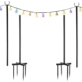 String Light Poles for Outdoor String Lights 2