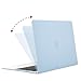Mosiso Plastic Hard Case Shell with Keyboard Cover with Screen Protector for MacBook 12 Inch with Retina Display A1534 (Newest Version 2017/2016/2015), Airy Blue