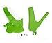 UFO Plastics Frame Guards Green for Kawasaki KDX 200 95-01