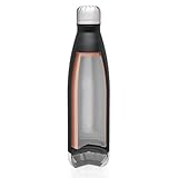 Double Wall Stainless Steel Thermal Travel Bottle, Vacuum Insulated, Copper Lined