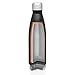 Double Wall Stainless Steel Thermal Travel Bottle, Vacuum Insulated, Copper Lined, 12oz. Capacity - Matte Black