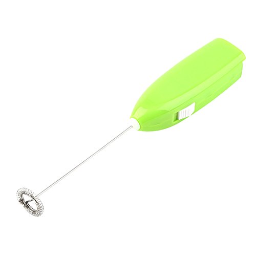 Click Here to See More Images Liangxiang Coffee Milk Drink Electric Whisk Mixer Frother, Electric Mini Handle Mixer Stirrer Kitchen Tool (Green)