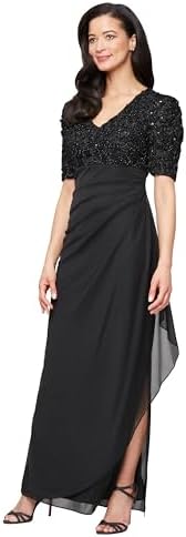 Amazon.com: Alex Evenings Women's Long Rosette Off The Shoulder A-line Dress,  Formal Event, Weddings (Petite and Regular Sizes), Mink, 4 : Clothing,  Shoes & Jewelry