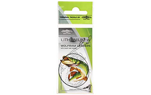 Mikado 2X Wolfram Vorfach Raubfischvorfach Stahlvorfach Spinnfischen sehr stark!
