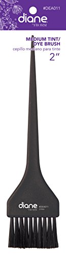 MayaBeauty 2'' Medium Tint Brush Black, Quicker application, Easy clean-up and easy to reuse, tint and dye brush set, Ability to color closer to the scalp, 2-inches, size: Medium ...
